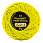 ALISON GLASS, Eleganza™ Perle Cotton 8wt, 2118 Sulfur - Wonderfil Specialty Thread, Elegante Virgule Canada