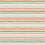 RIFLE PAPER CO HOLIDAY CLASSICS, Festive Stripe in Multi Metallic - by the half-meter - by the half-meter - Elegante Virgule Canada, Canadian Fabric Quilt Shop, Quilting Cotton