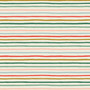 RIFLE PAPER CO HOLIDAY CLASSICS, Festive Stripe in Multi Metallic - by the half-meter - by the half-meter - Elegante Virgule Canada, Canadian Fabric Quilt Shop, Quilting Cotton