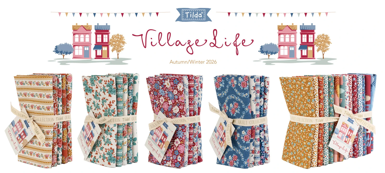 Tilda Fabrics, Tilda Village Life, Tilda Canada
