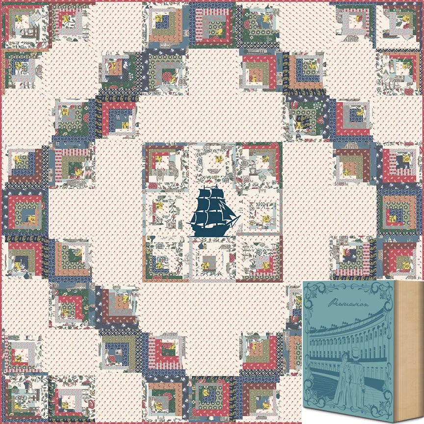 Riley Blake Designs Fabrics, JANE AUSTEN, Persuasion Quilt kit Riley Blake Designs Fabrics, JANE AUSTEN, Persuasion Quilt kit