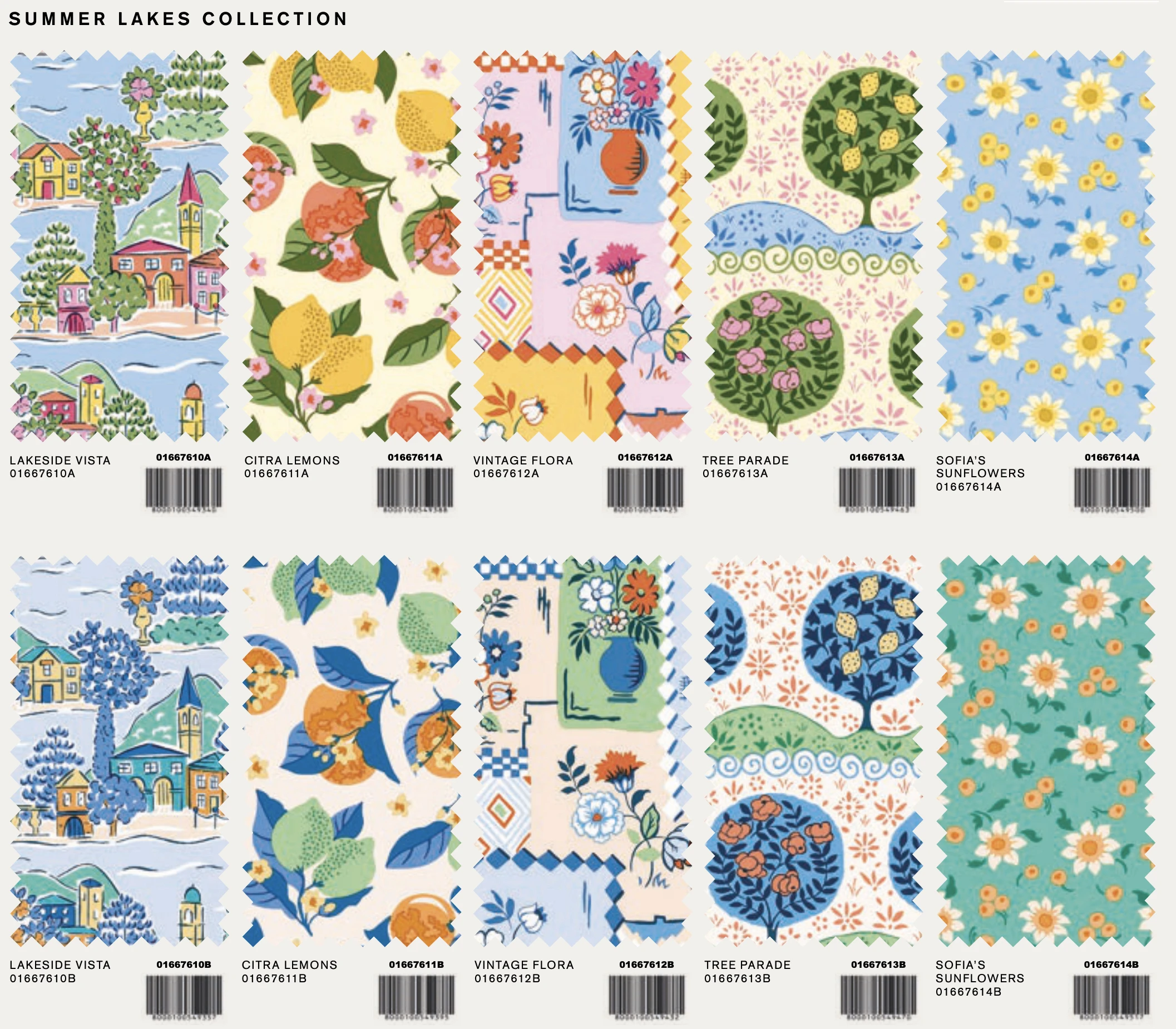 Liberty Fabrics, Summer Lakes - Elegante Virgule Canada