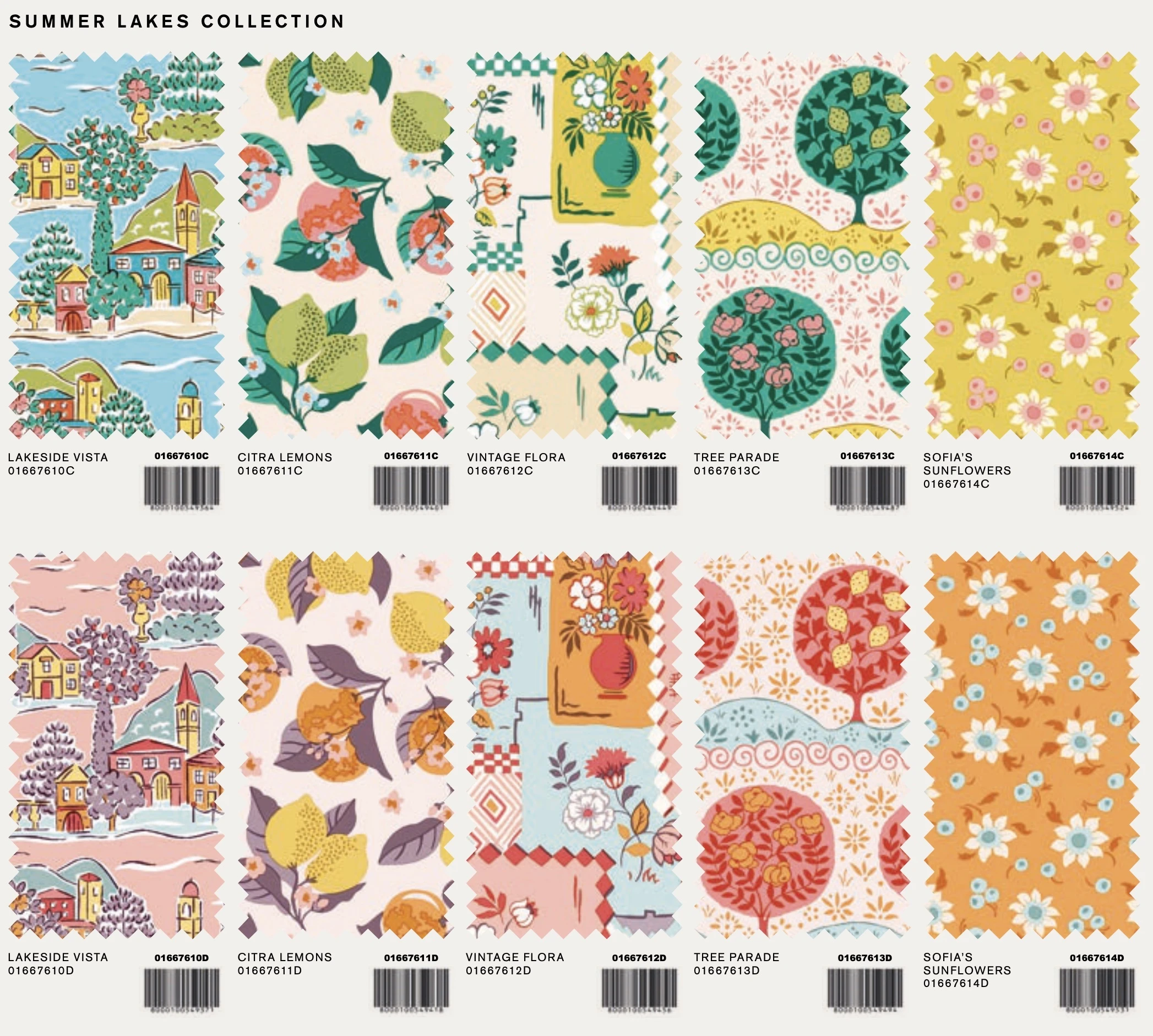 Liberty Fabrics, Summer Lakes - Elegante Virgule Canada
