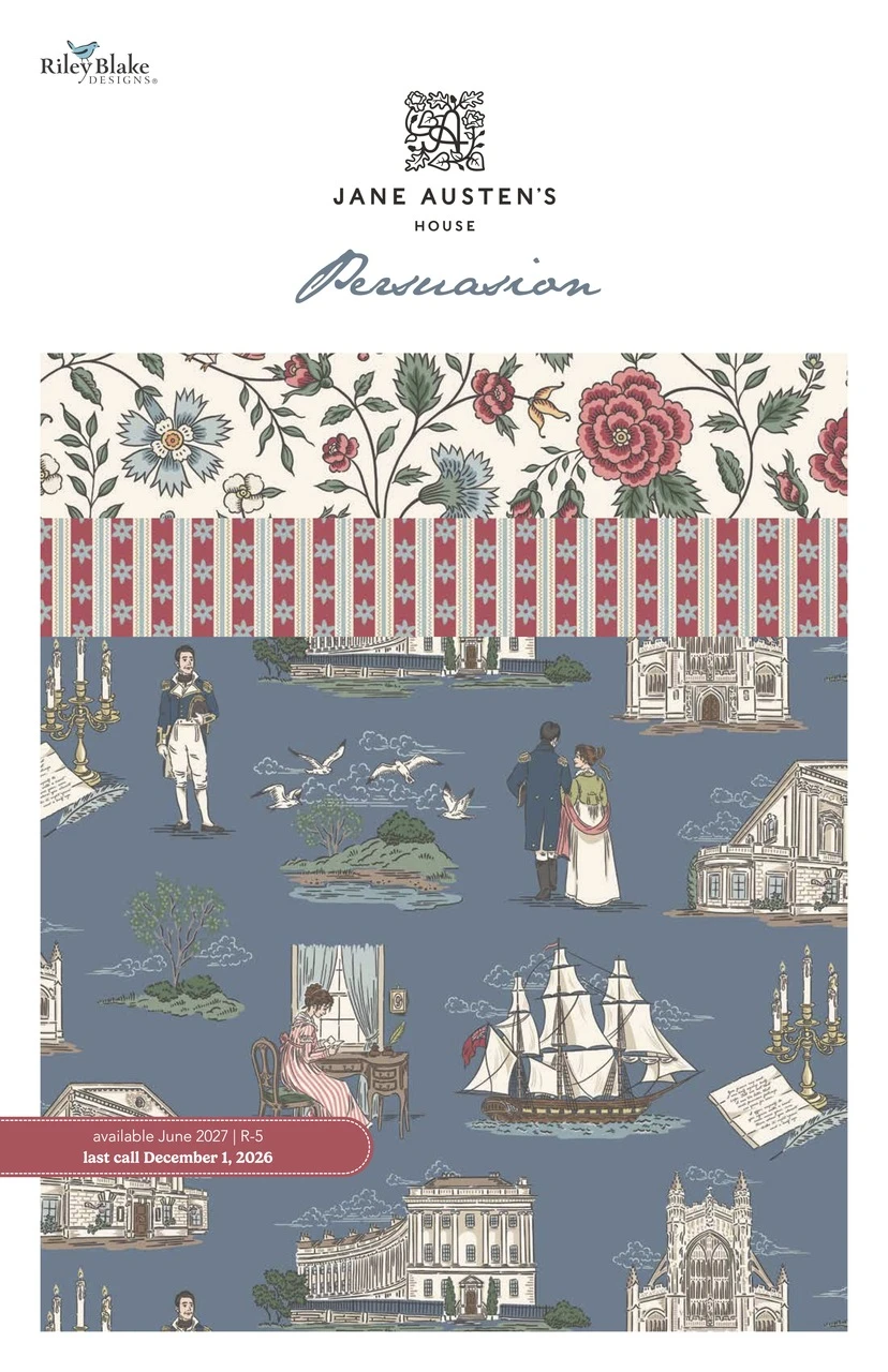 RILEY BLAKE DESIGNS, Jane Austen Persuasion RILEY BLAKE DESIGNS, Jane Austen Persuasion