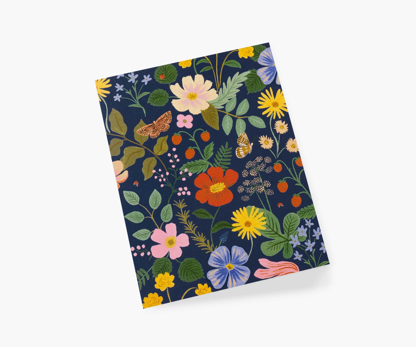 RIFLE PAPER CO Strawberry Fields Navy Card ELEGANTE VIRGULE CANADA