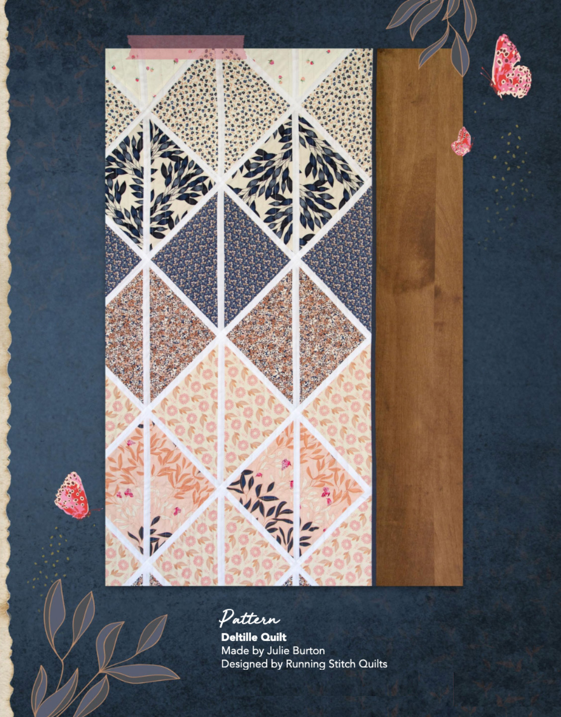 Running Stitch Quilts, DELTILLE Quilt Kit in AGF Haven by Amy Sinibaldi