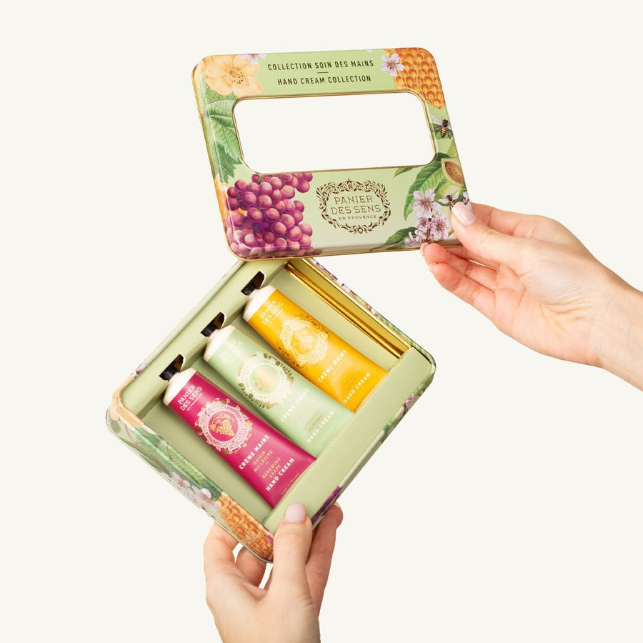 PANIER DES SENS Hand Cream Gift set - Grape, Almond, Honey