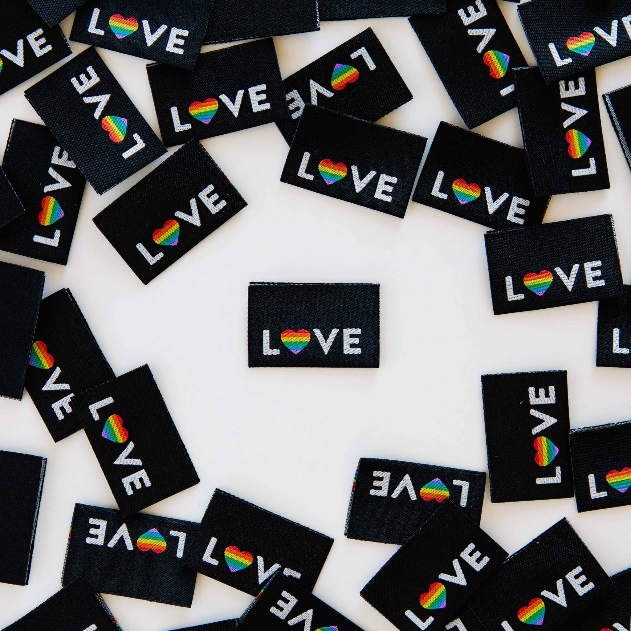 Sarah Hearts, Woven Labels