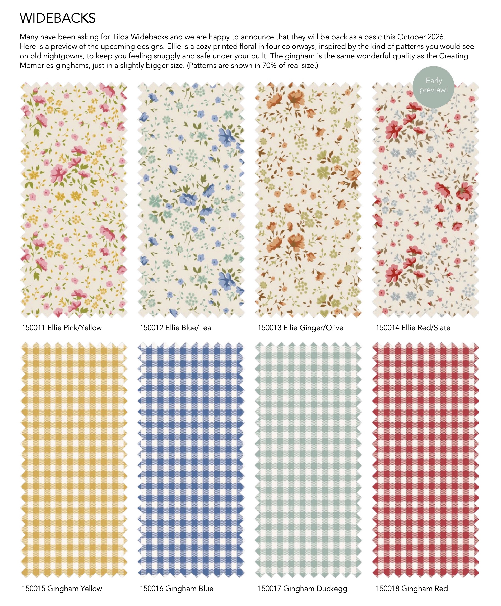 TILDA Widebacks Basics