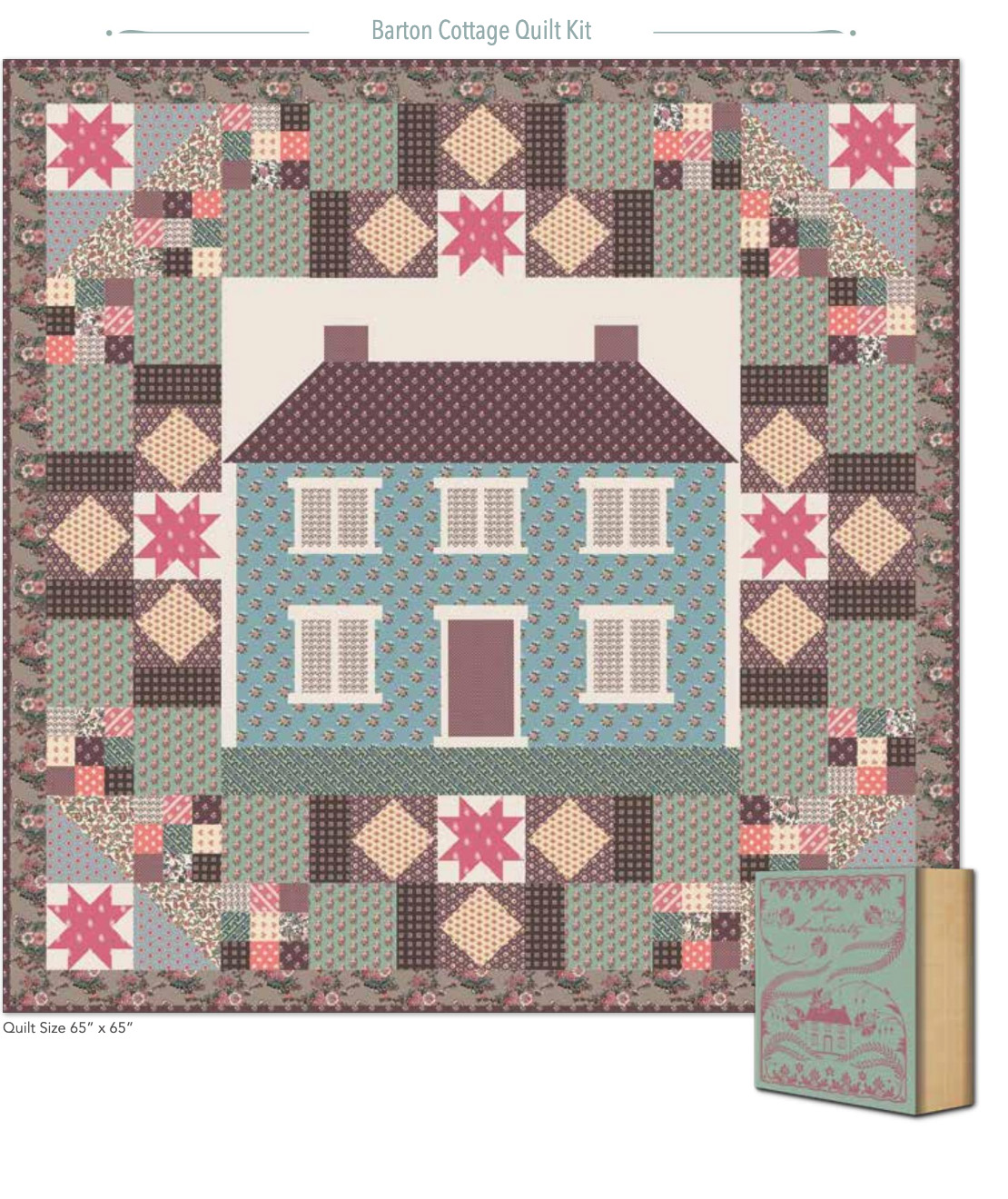 JANE AUSTEN, Barton Cottage Quilt Kit