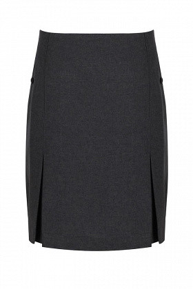 Skirt - 2 Pleat - Grey