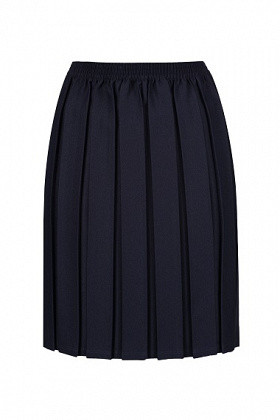 Skirt - Junior Box Pleat - Navy