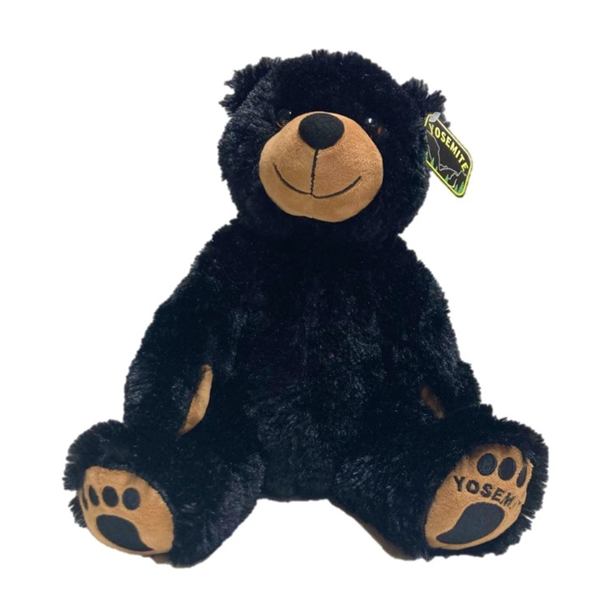 Black Bear Sitting Plush Black Bear Sitting Plush