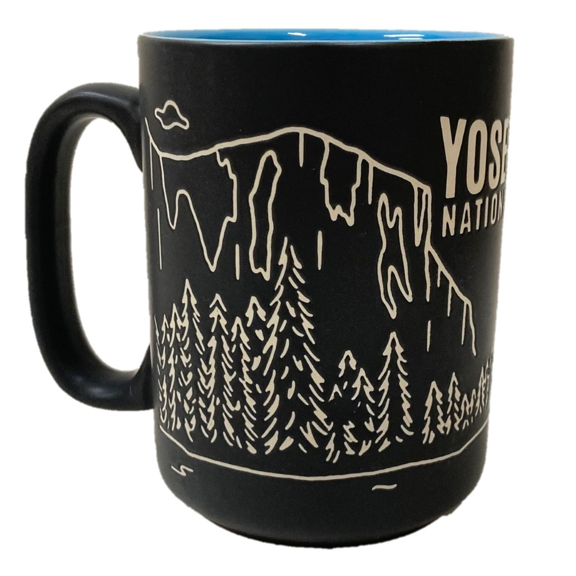 Yosemite Valley Etched Skyline Mug