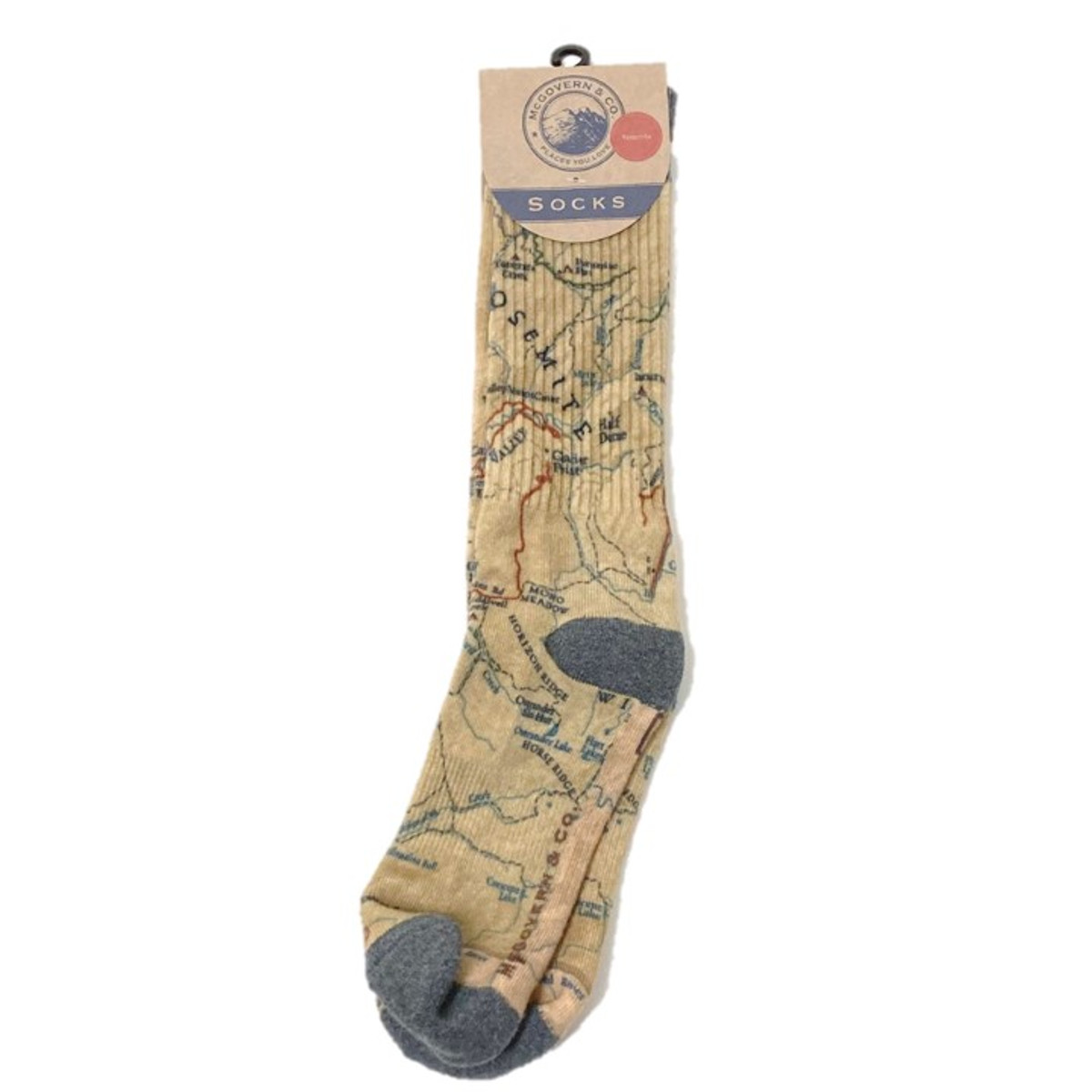 Yosemite Map Sock