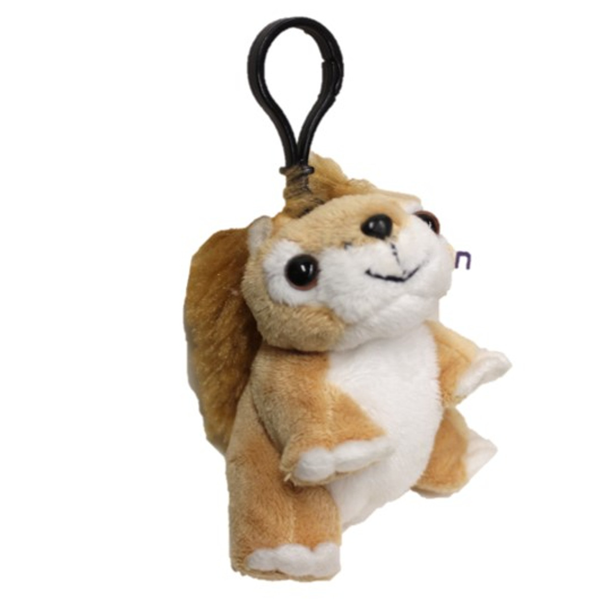 Brown Squirrel Key Holder Plush