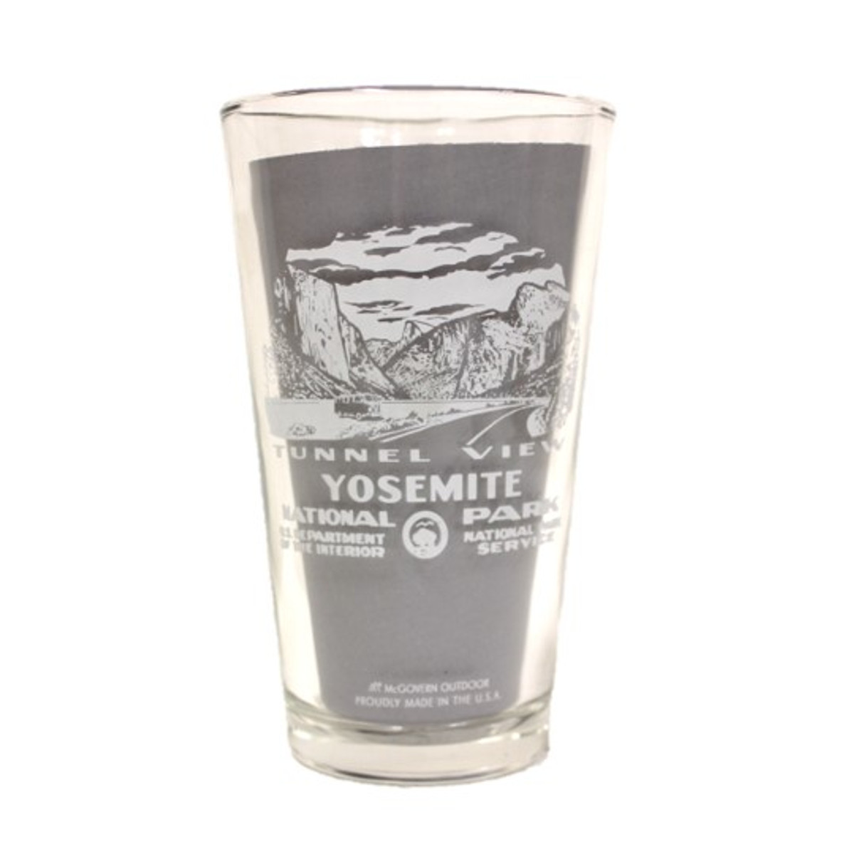 Yosemite Tunnel View Pint Glass