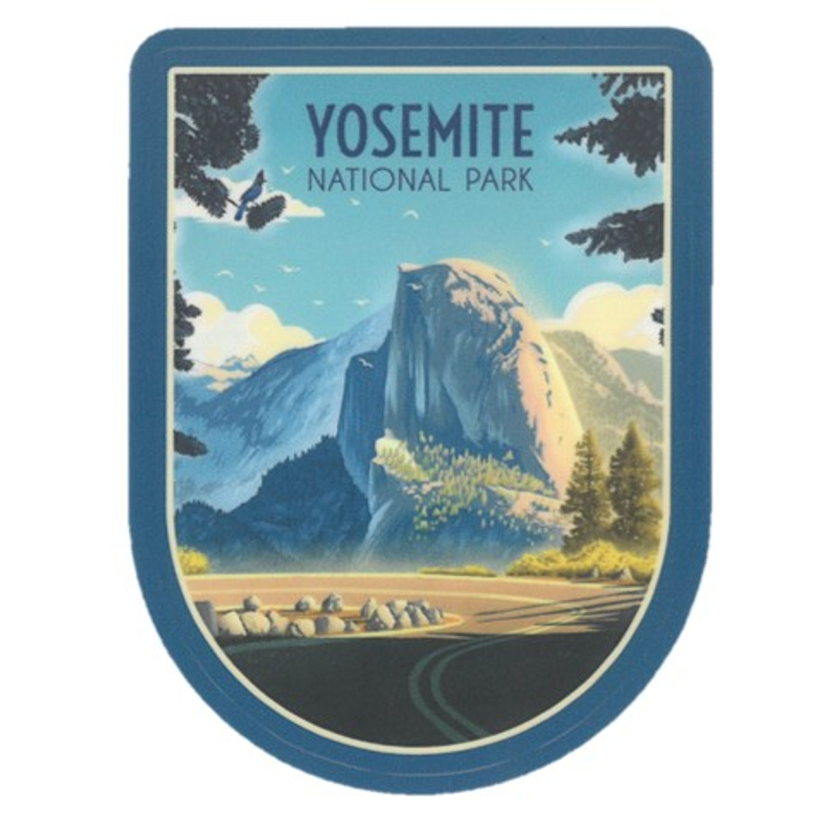 Glacier Point Road Sticker - Large Glacier Point Road Sticker - Large