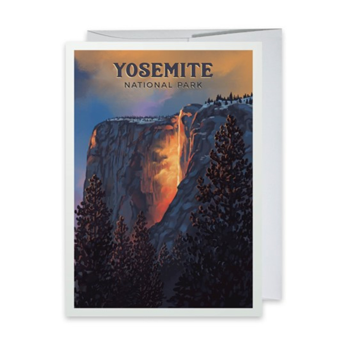 Yosemite Firefall Notecard