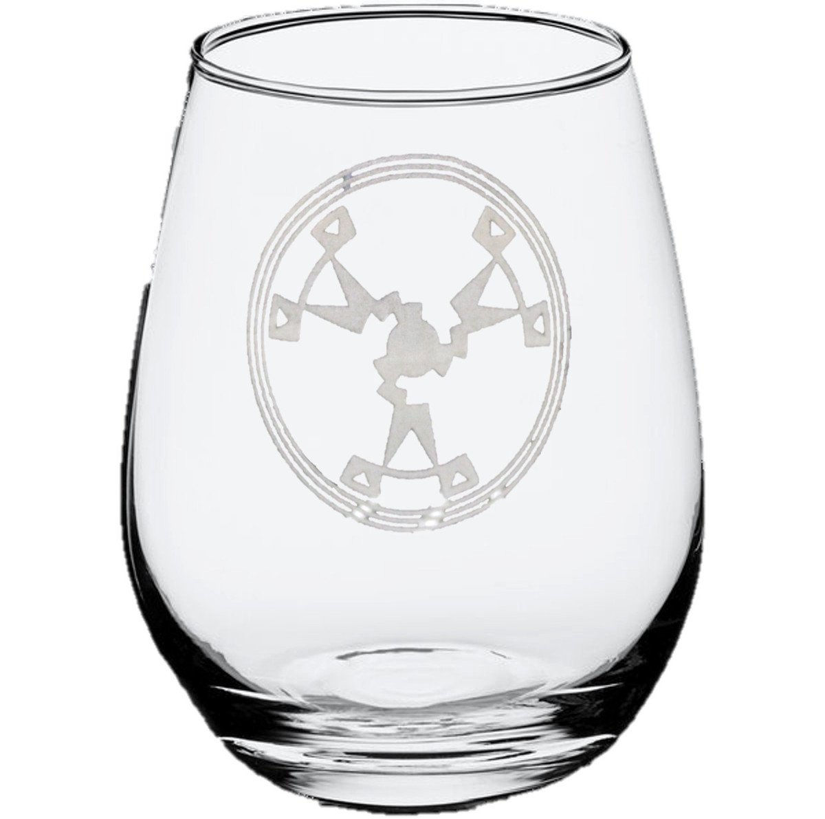 The Ahwahnee Etched Stemless Wine Glass