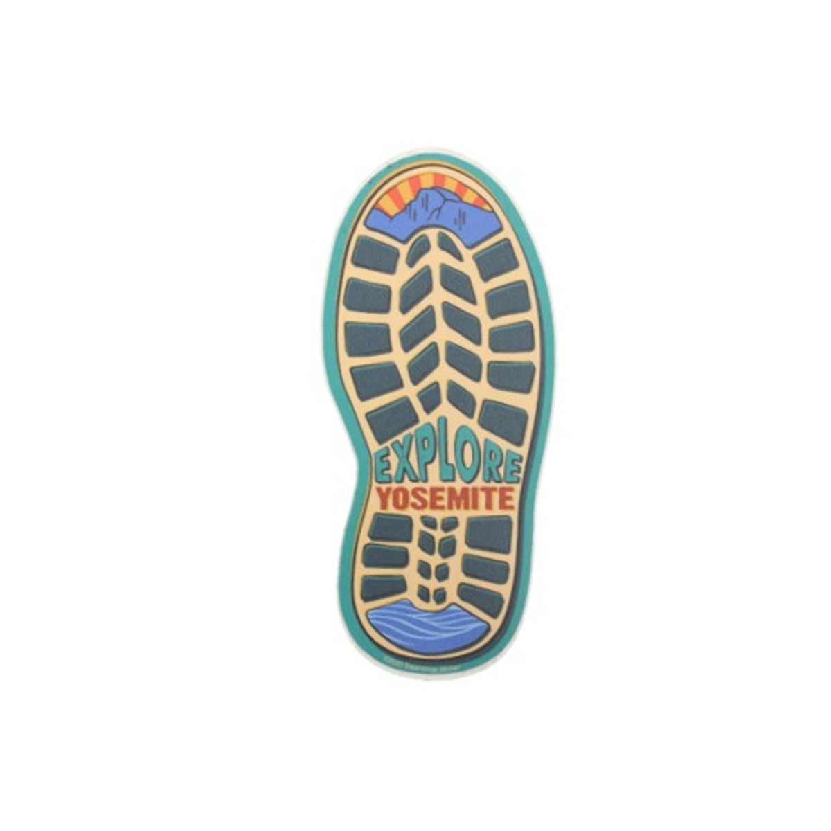 Hiking Boot Print Sticker Hiking Boot Print Sticker