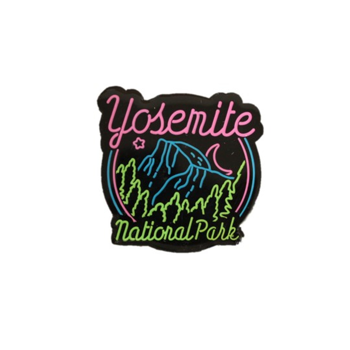 Yosemite Half Dome Neon Sign Magnet