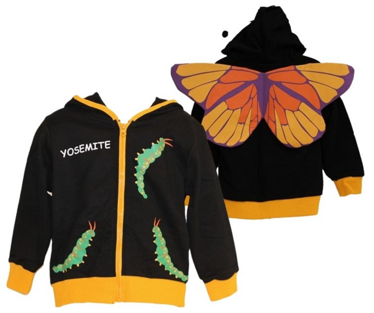 【IONSEOUL】Rico Crop Hood T (2color) 5FM0227 Women's Hood Adventure Seekers Crop Sweatshirt - Yosemite