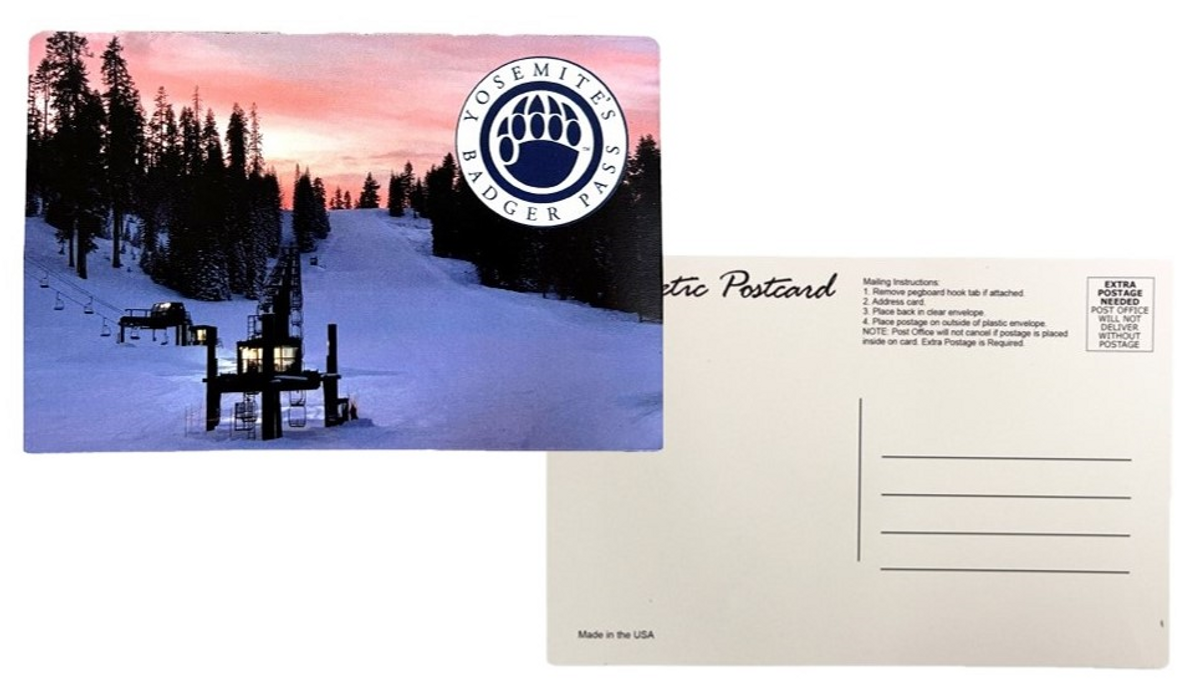 Magnetic Postcard Badger Pass