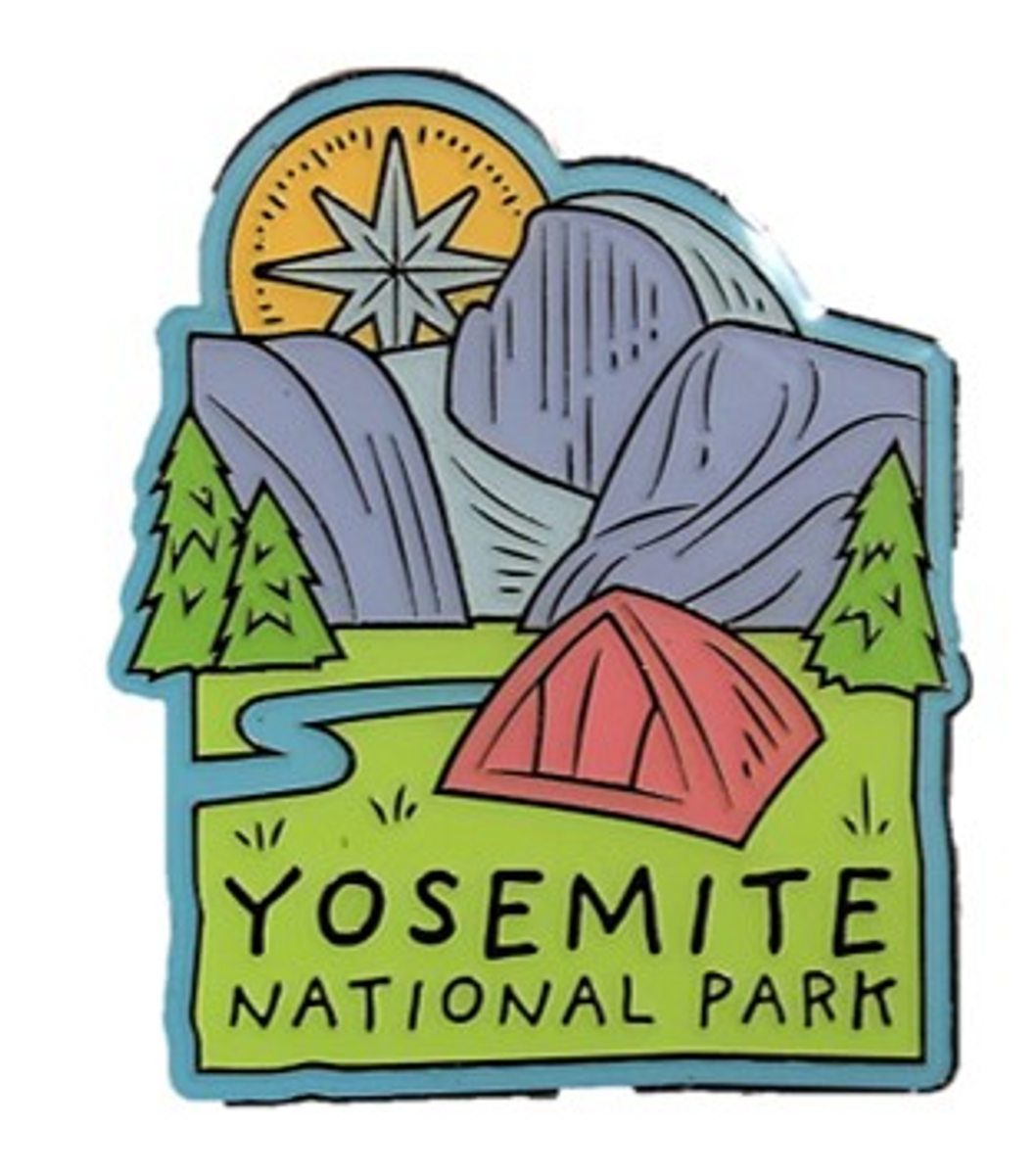 Half Dome Compass / Tent Magnet