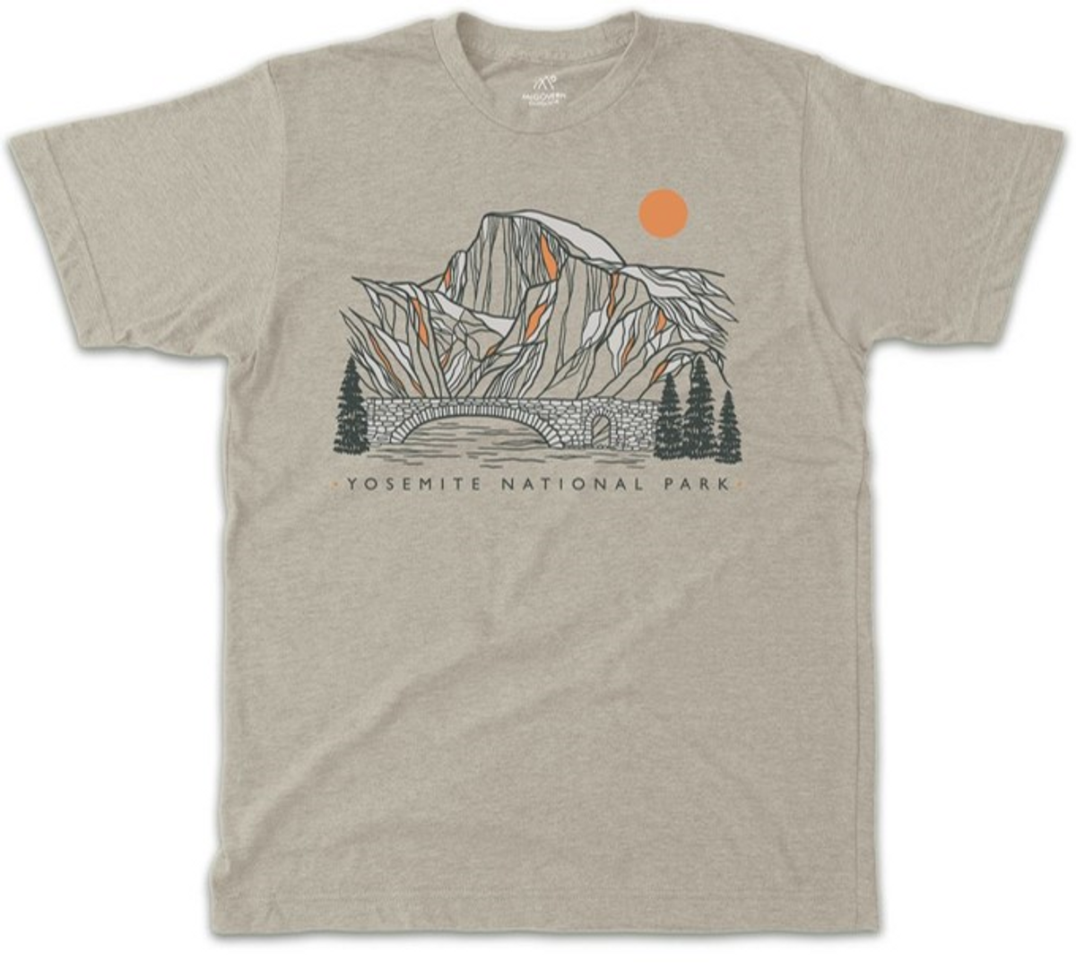 Contour Lines Half Dome Tee