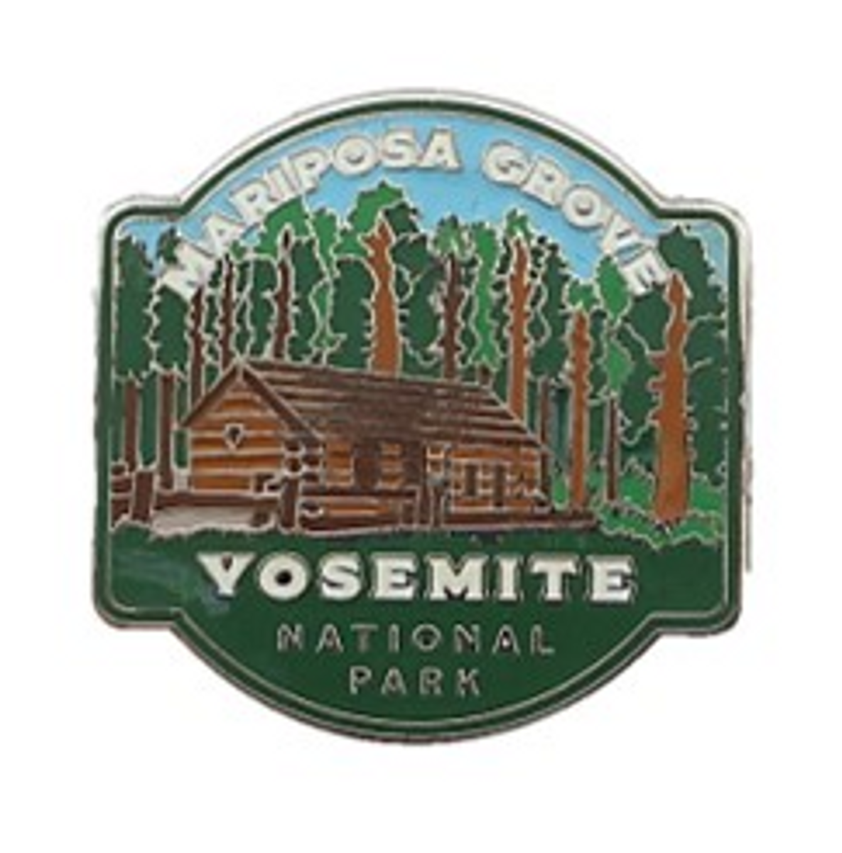 Mariposa Grove Cabin Pin