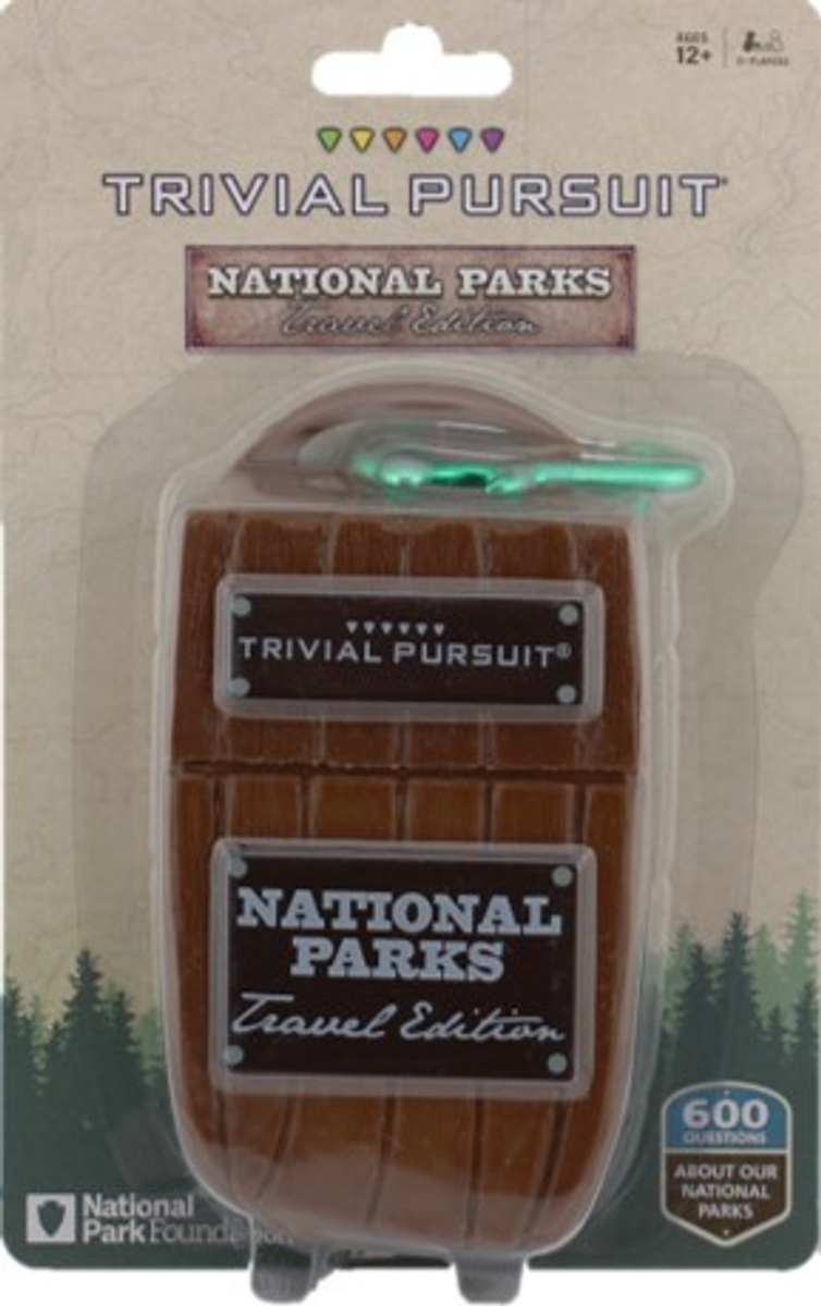 Trivial Pursuit National Park Travel Game