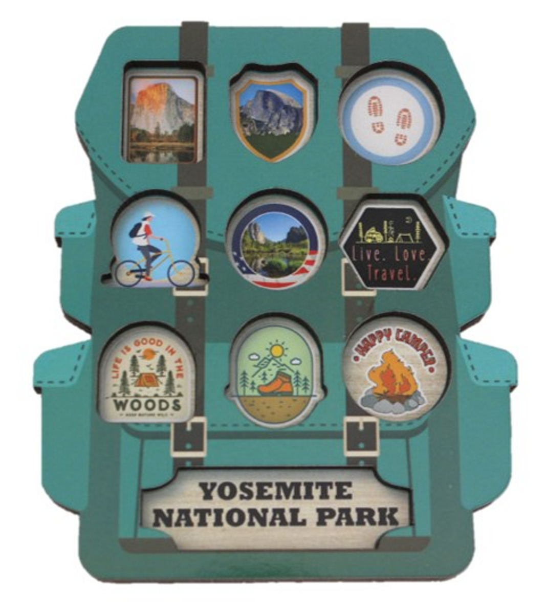 Backpack Yosemite Icons Magnet