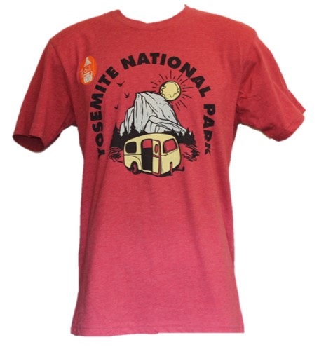 Yosemite Half Dome Camper Tee