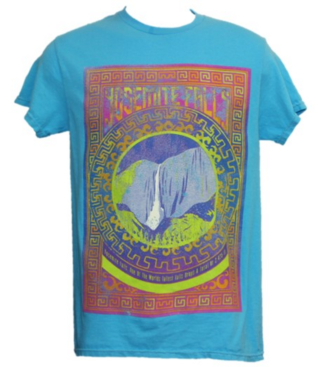 Yosemite Falls Rock Poster Tee