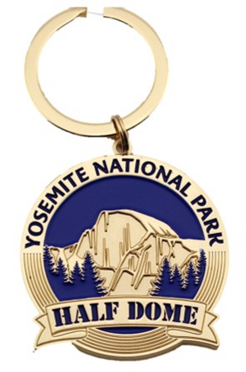 Half Dome Reflex Sky Keychain