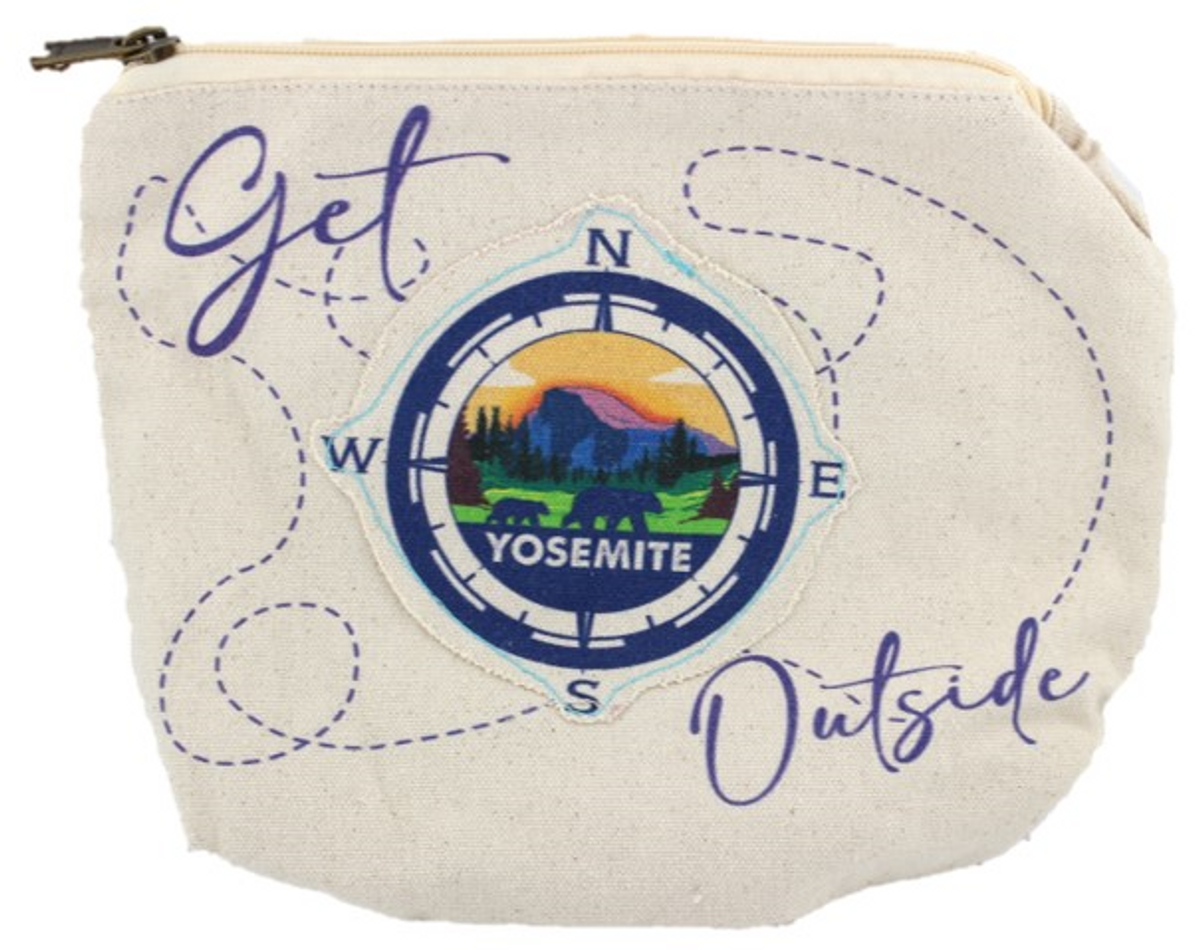 Yosemite Compass Patch Canvas Pouch Yosemite Compass Patch Canvas Pouch
