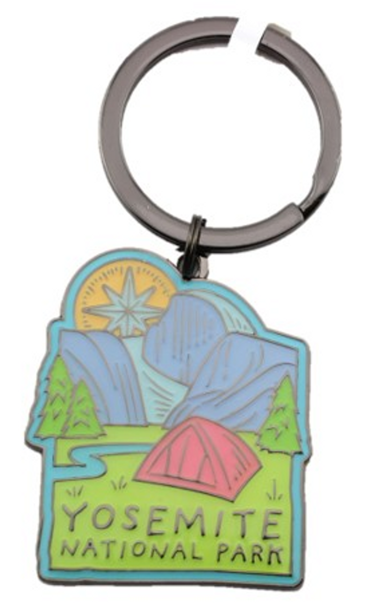 Half Dome Compass / Tent Keychain