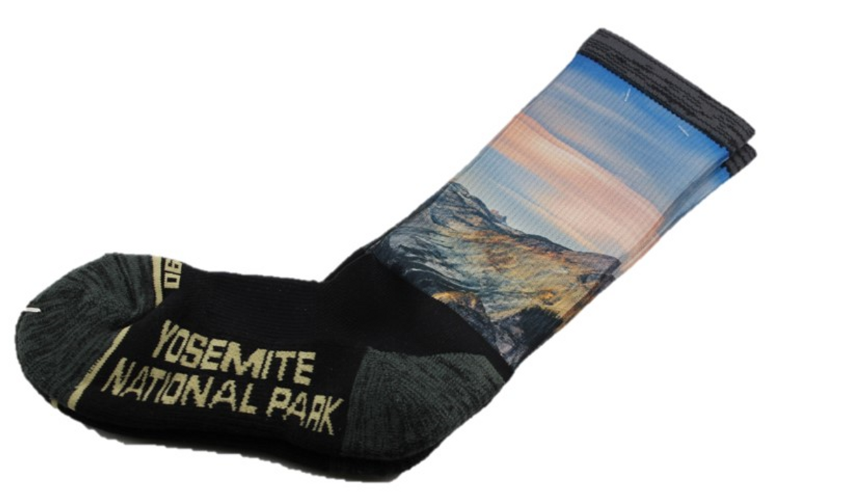 Sublimation Half Dome From Glacier Point Socks