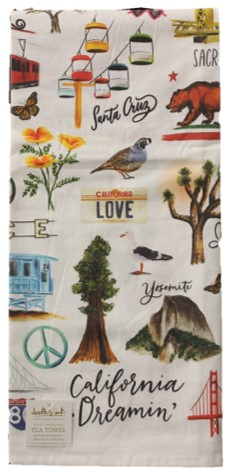 California Dreamin' Tea Towel