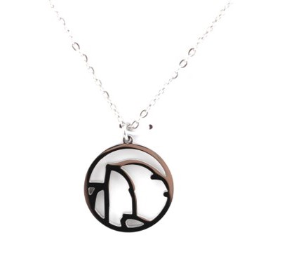 Half Dome Silver Necklace