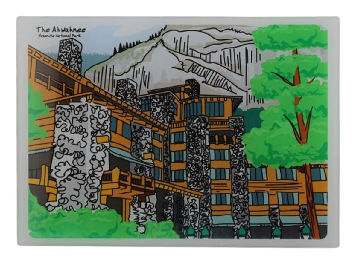 The Ahwahnee Glass Cutting Board