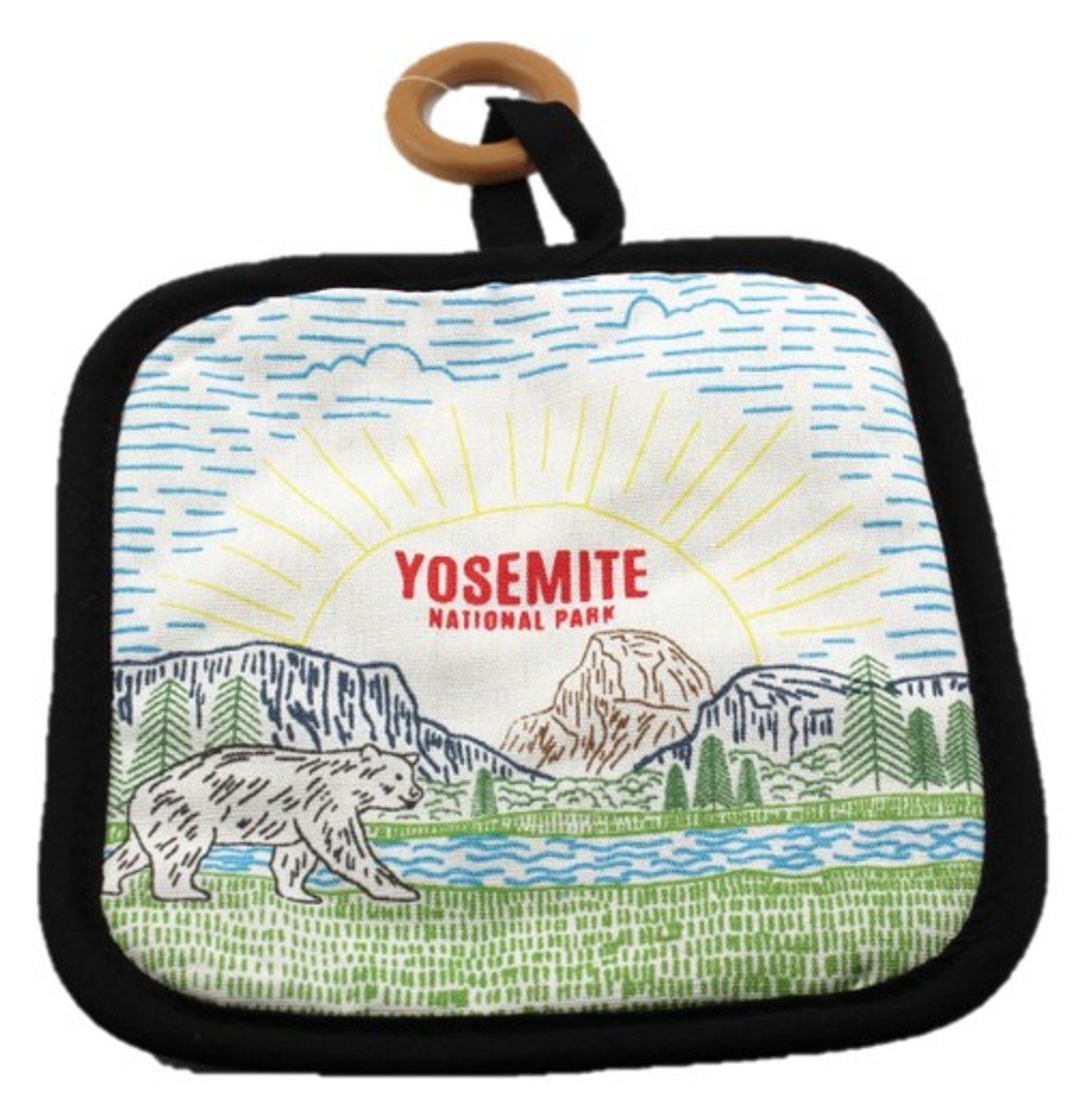 Yosemite Line Art Potholder