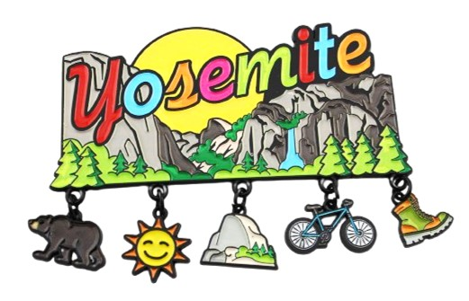 Yosemite Iconic Charms Magnet