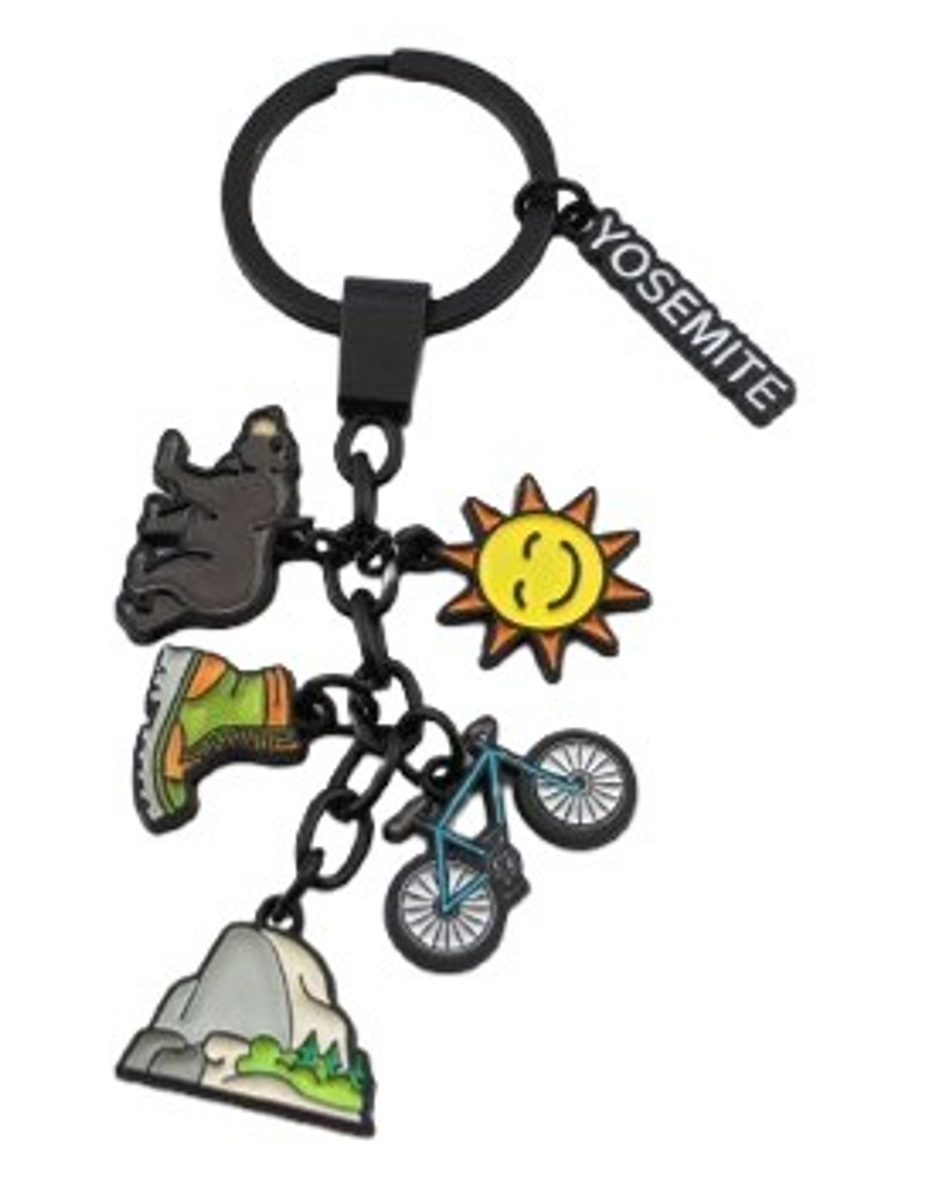 Yosemite Iconic Charms Keychain