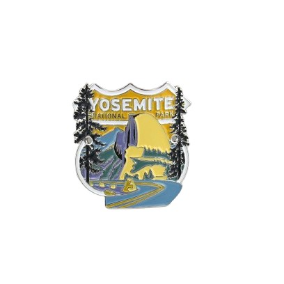 Half Dome Highway Sign Walking Stick Pin