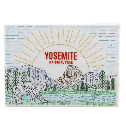 Yosemite Line Art Canvas Magnet