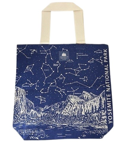 Constellations Yosemite Canvas Tote