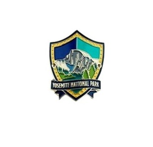 Half Dome Shield Walking Stick Pin