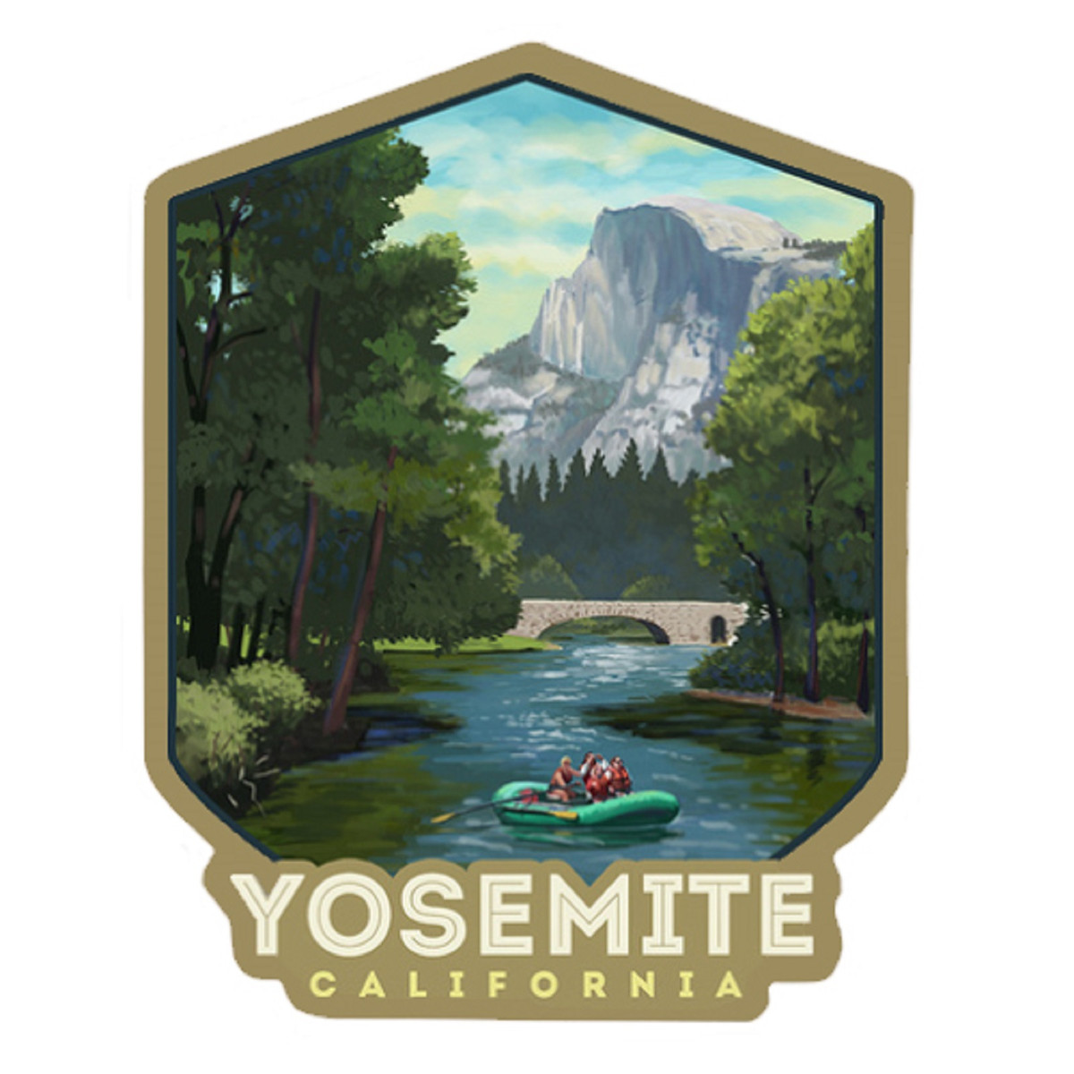 Merced River Sticker - Large